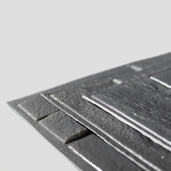 3D tapete - Dekorativni kamen - Siva prikaz zumirane table iz profila kako bi bila dočarana debljina panela od 0.8cm.