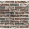 3D tapete - Rustik Listele. Ovaj model 3D samolepljive tapete je dostupan kao panel dimenzija 69 x 68 x 0.45 cm i pokriva površinu od 0.47 m2. Nijanse rustik cigle su u tonovima toplih zemljanih boja.