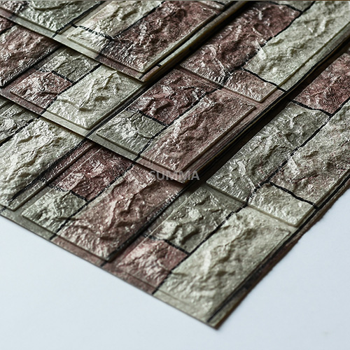 3D tapete dekorativni kamen natur prikaz uglova i ivica više panela koji pružaju uvid u praktičnost uklapanja u uglove zidova.