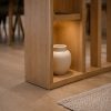 Pregradni zid od letvica - Natural Oak