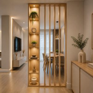 natural 9 Pregradni zid od letvica - Natural Oak