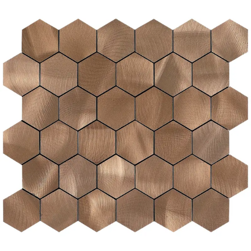 3D tapete - Honey Bronza 3D tapete imitacija saće sa medom u zlatno bronzanoj nijansi.