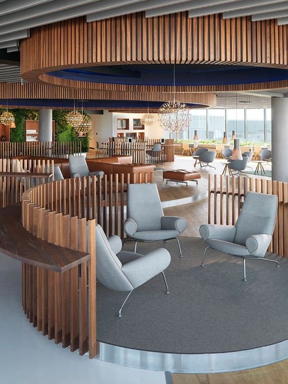 Drvene pregrade za zoniranje restorana, kafića, open space kancelarija i drugog enterijera gde je potrebno akcentovanje prostora. 