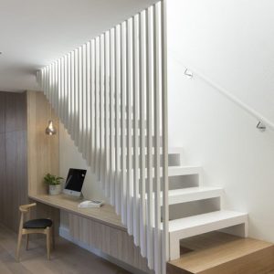 Pregradni zid od letvica - Linear Oak -Strahinja Grozdanić -