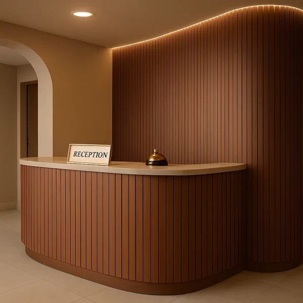 3D Dekorativni zidni paneli - Brown Horizon 3D Dekorativni zidni paneli - Brown Horizon je fleksibilni panel koji se zahvaljujući uklopnom sistemu prilagođava i zakrivljenim, neravnim površinama poput stubova i valovitih zidova.