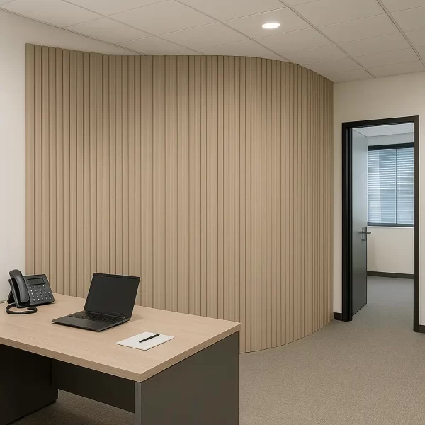3D Dekorativni zidni paneli - Premium Beige 3D Dekorativni zidni paneli - Premium Beige je fleksibilni panel koji se zahvaljujući uklopnom sistemu prilagođava i zakrivljenim, neravnim površinama poput stubova i valovitih zidova.