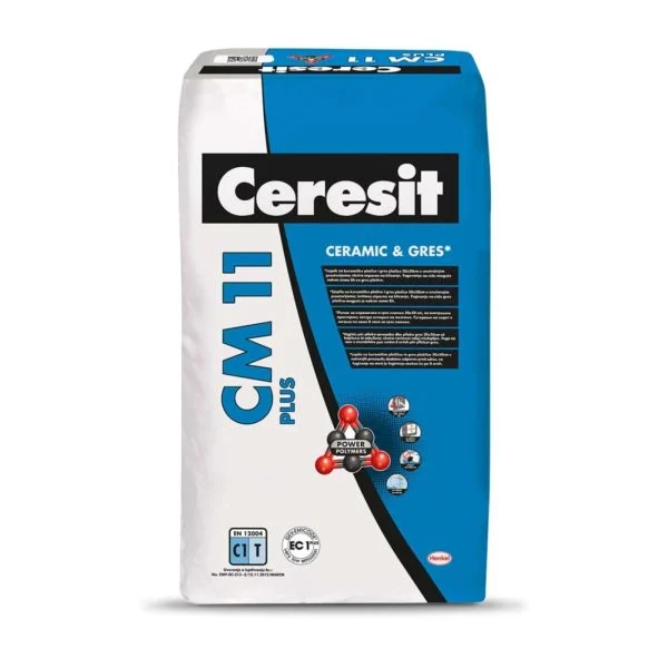 Ceresit CM 11 Plus – lepak za keramiku i fleksibilni kamen, enterijer, 25 kg