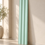 PVC zidna letvica u dekoru kože 05382 – mint zelena, 290 cm