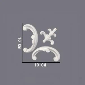 Poliuretanska lajsna – Dekorativni ornament set 10 × 10 cm