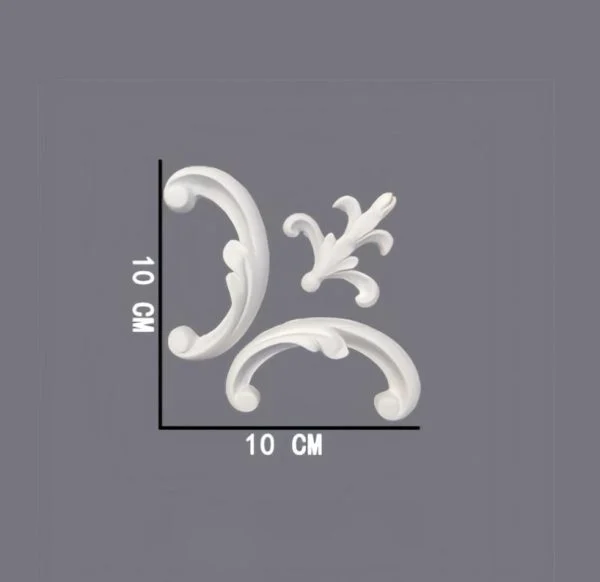 Poliuretanska lajsna – Dekorativni ornament set 10 × 10 cm