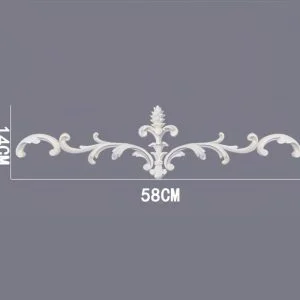 Poliuretanska lajsna – Zidni ornament 58 × 14 cm