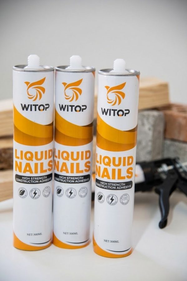 Montažni lepak Witop Liquid Nails 300 ml, tri tube za zidne panele i 3D tapete