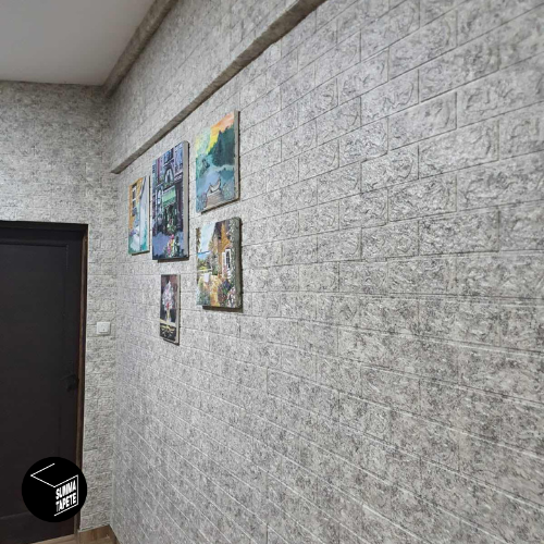 3d tapete sivi mermer 3